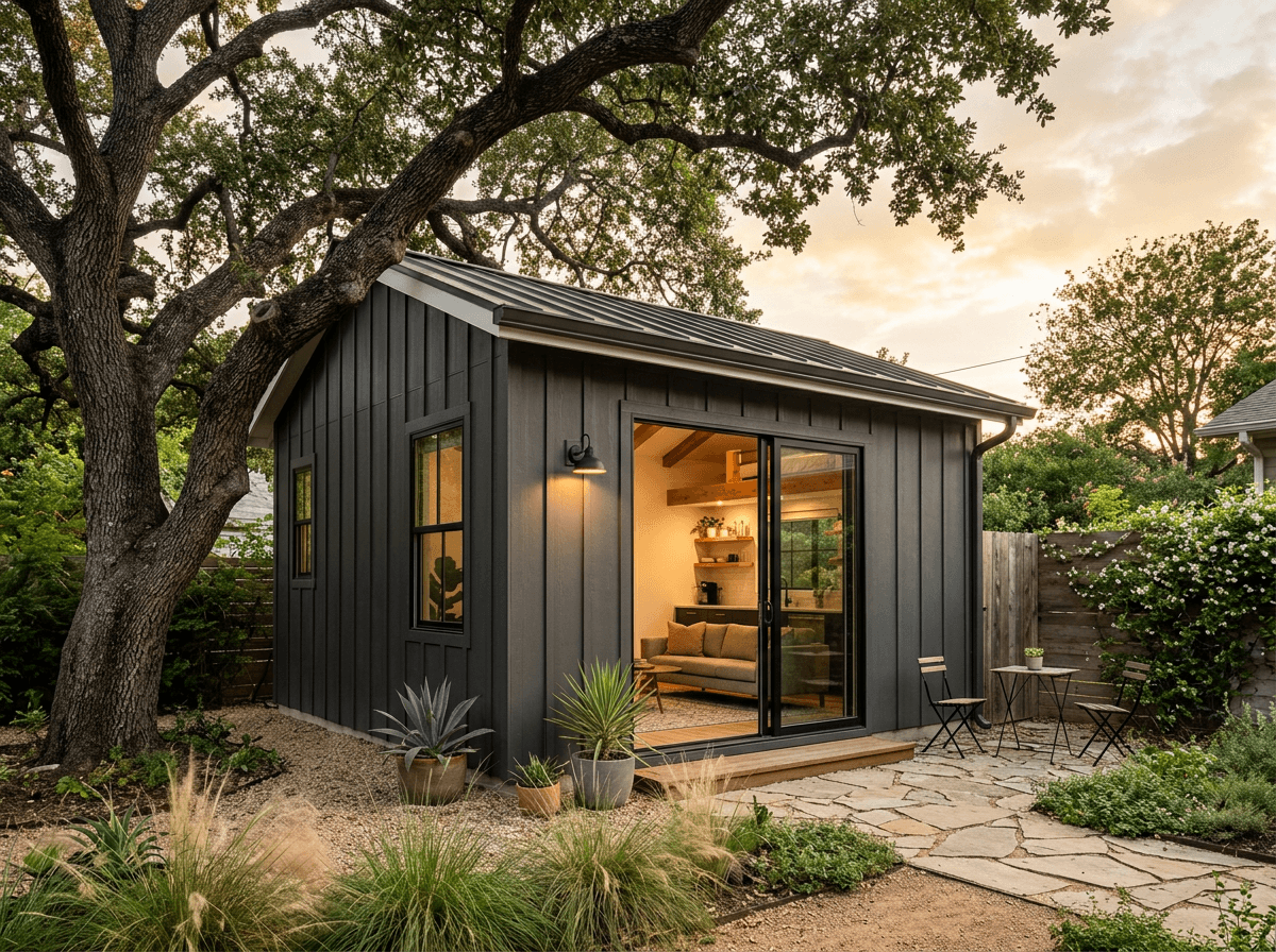 Garage converted into a backyard ADU
