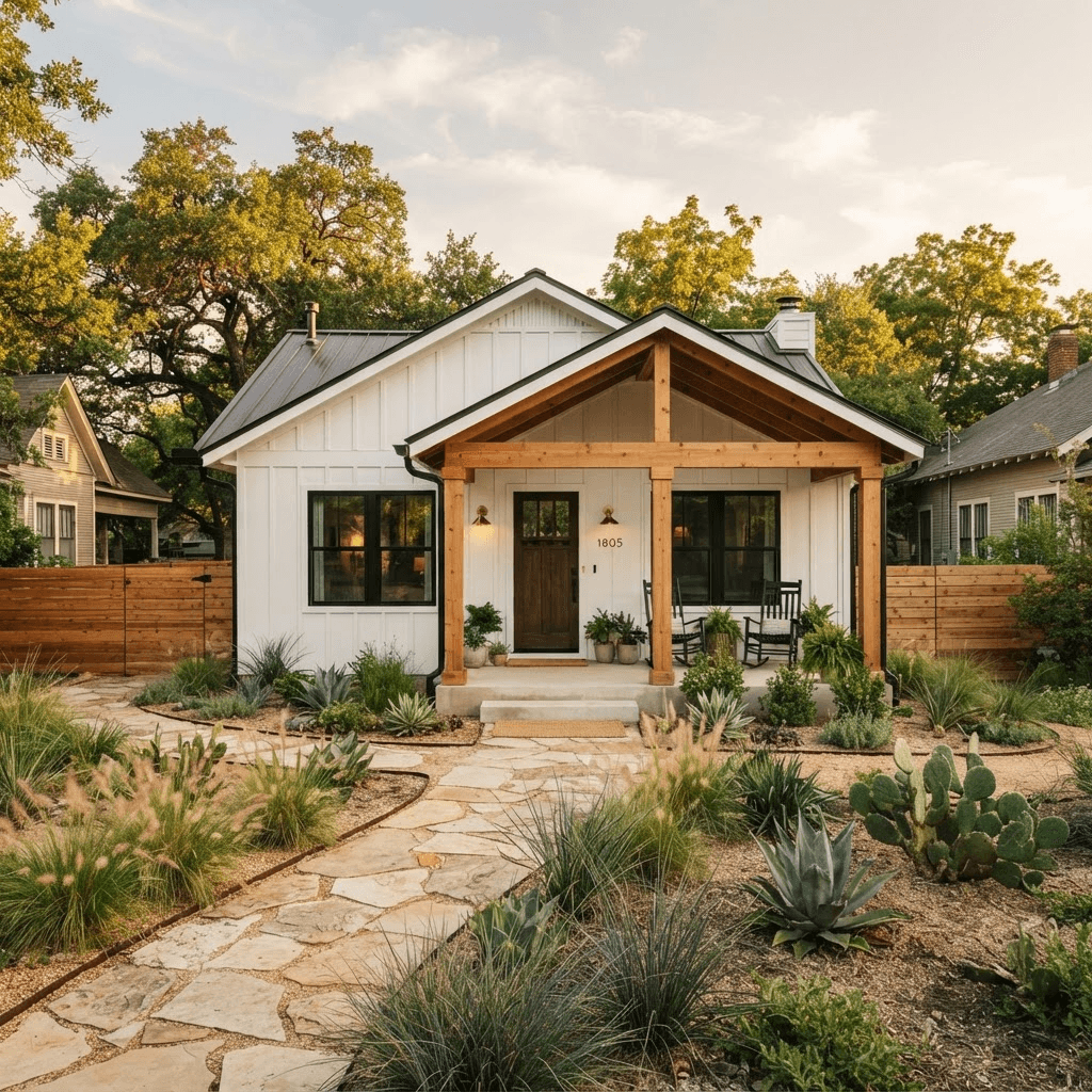 Whole-home renovation of a 1940s bungalow near Zilker